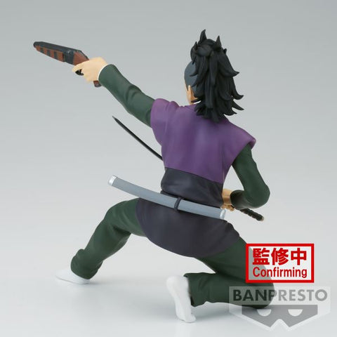 Figura banpresto demon slayer kimetsu no yaiba vibration stars genya shinazugawa 12cm