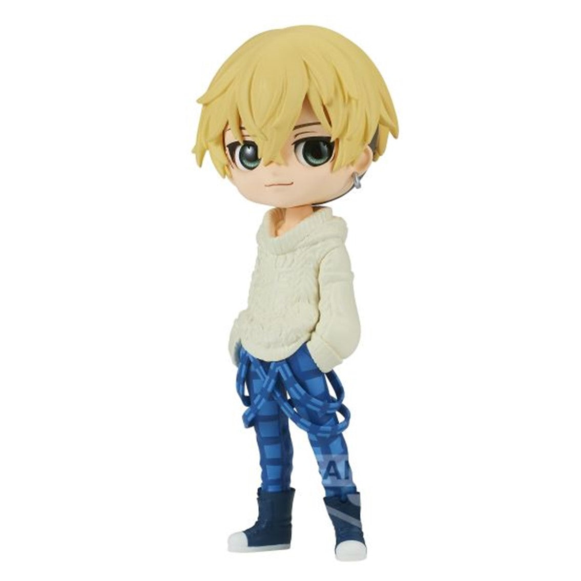 Figura banpresto q posket tokyo revengers plain clothes chifuyu matsuno ver.a 14cm