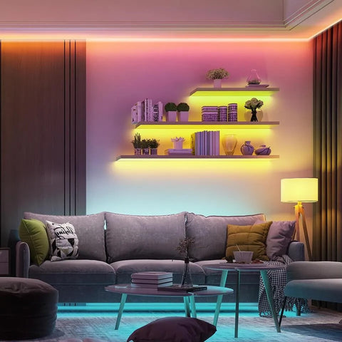 Tira led govee rgb smart wifi+bt h6110 10m -  modo musica -  control por voz