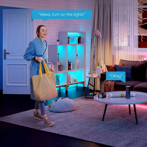 Tira led govee rgb smart wifi+bt h615a 5m -  modo musica -  control por voz