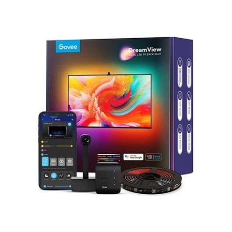 Tira led govee dreamview t1 tvbacklight h6199 55pulgadas - 65pulgadas - rgbic -  12 modos