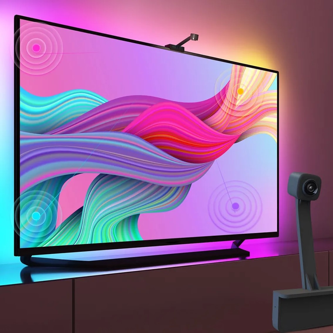 Tira led govee dreamview t1 tvbacklight h6199 55pulgadas - 65pulgadas - rgbic -  12 modos