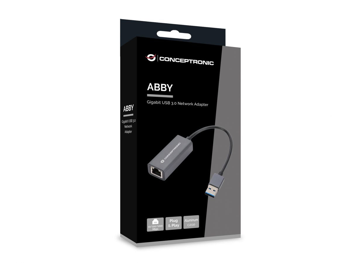 Adaptador usb 3.2 a rj45 conceptronic macho - hembra - compatible con nintendo switch