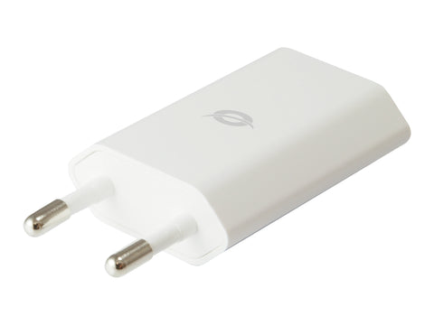 Cargador conceptronic 1 puerto usb tipo 2.0 althea - 5w - blanco