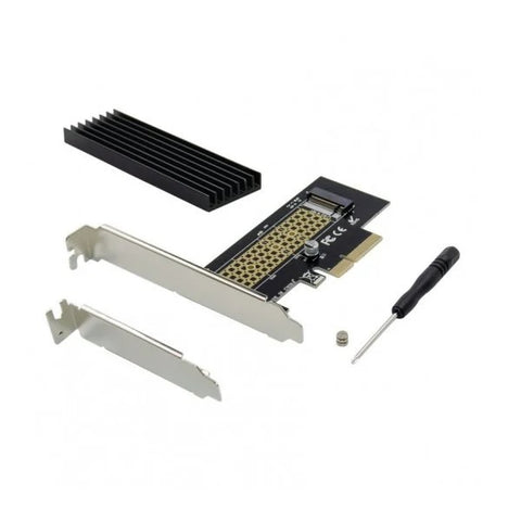 Tarjeta controladora conceptronic emrick05bs pci express a disco ssd m2 con disipador de aluminio ( no compatible m2 clave b)