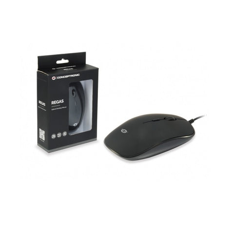 Mouse raton conceptronic regas01b optico -  usb -  1200dpi