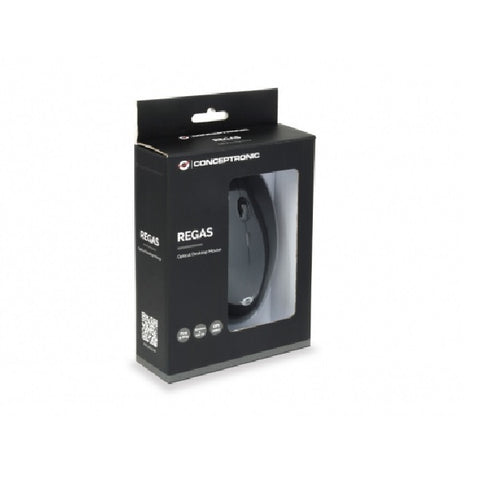 Mouse raton conceptronic regas01b optico -  usb -  1200dpi