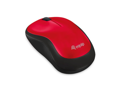 Mouse raton equip comfort wireless inalambrico - 1200dpi - rojo