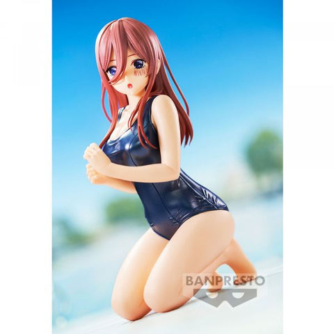 Figura banpresto the quintessential quintuplets movie celestial vivi miku nakano school style 12cm