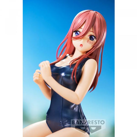 Figura banpresto the quintessential quintuplets movie celestial vivi miku nakano school style 12cm