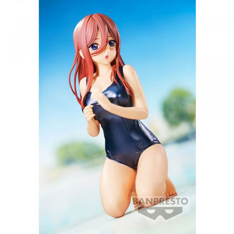 Figura banpresto the quintessential quintuplets movie celestial vivi miku nakano school style 12cm