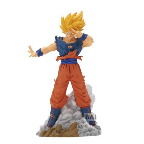 Figura banpresto dragon ball z history box super saiyan goku vol.9 12cm