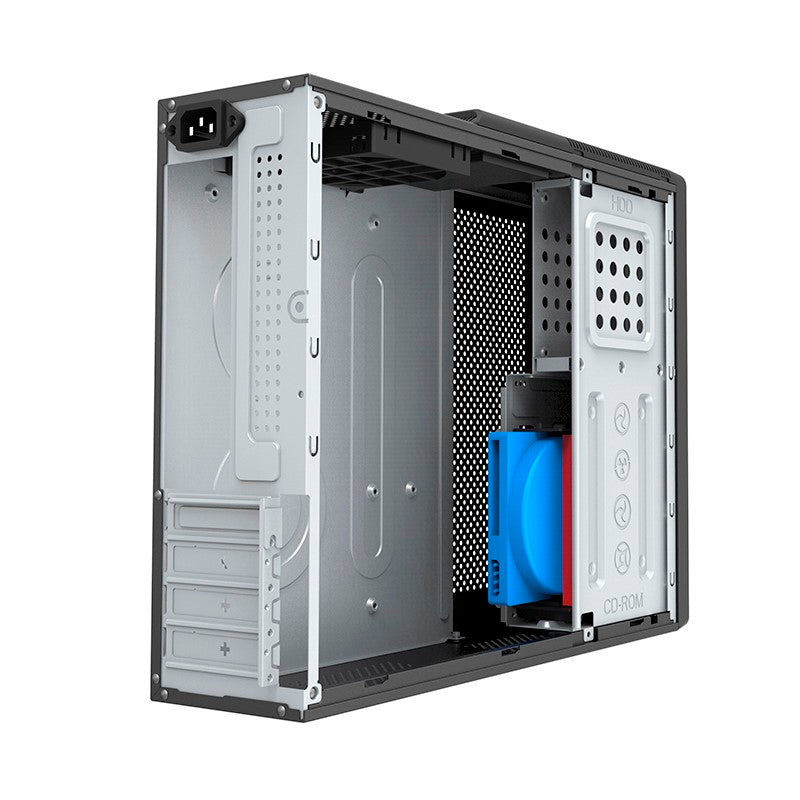 Caja de ordenador phoenix micro atx lite - s80 formato slim con usb 3.0 fuente 300w 80 plus