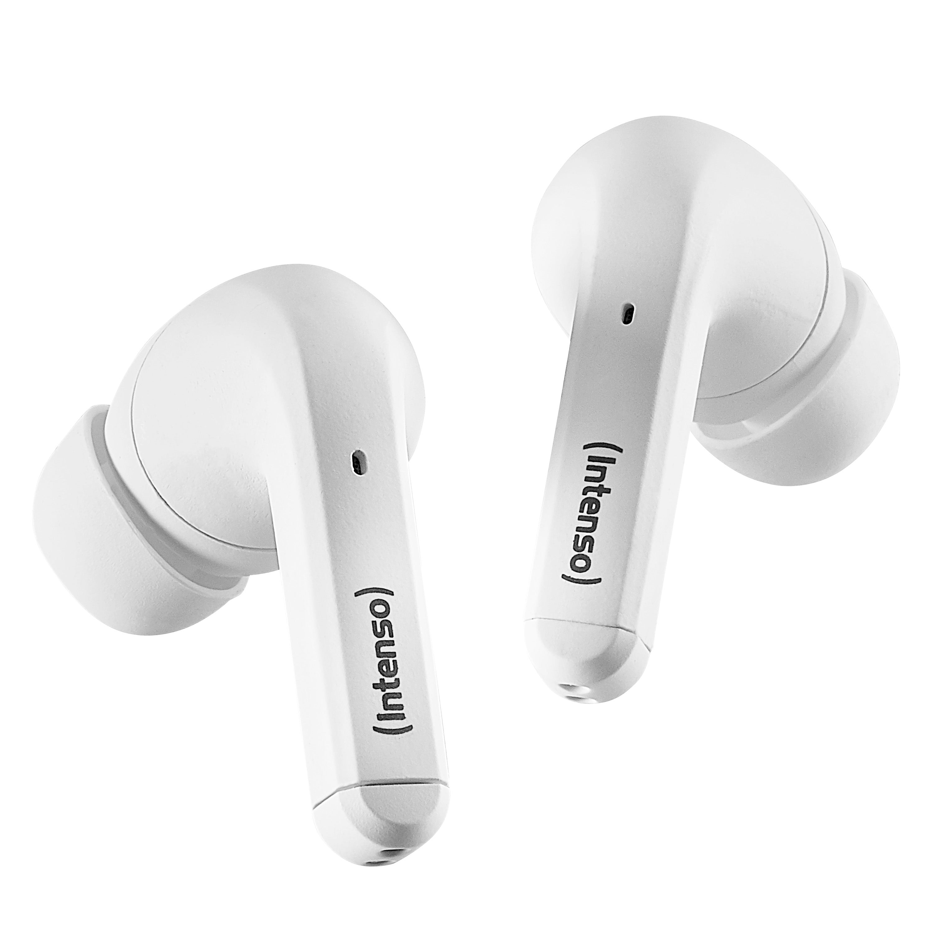 Auriculares bluetooth intenso buds t300a tws con anc blanco inalambrico