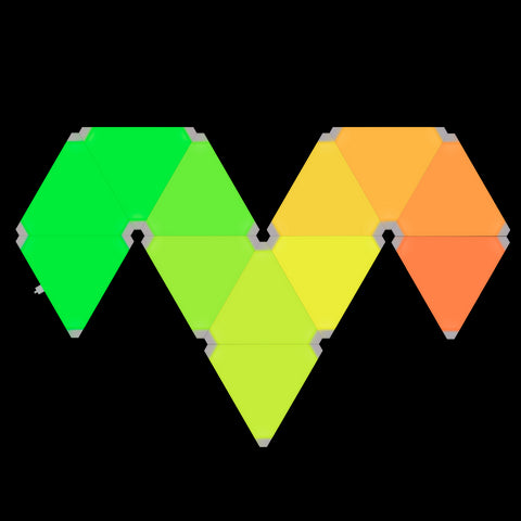 Phoenix astral kit de iluminación modular rgb con paneles triangulares