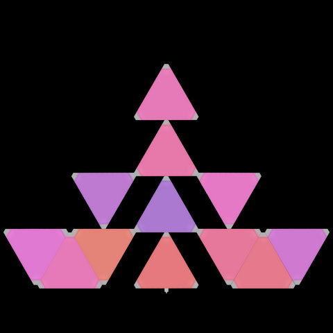 Phoenix astral kit de iluminación modular rgb con paneles triangulares