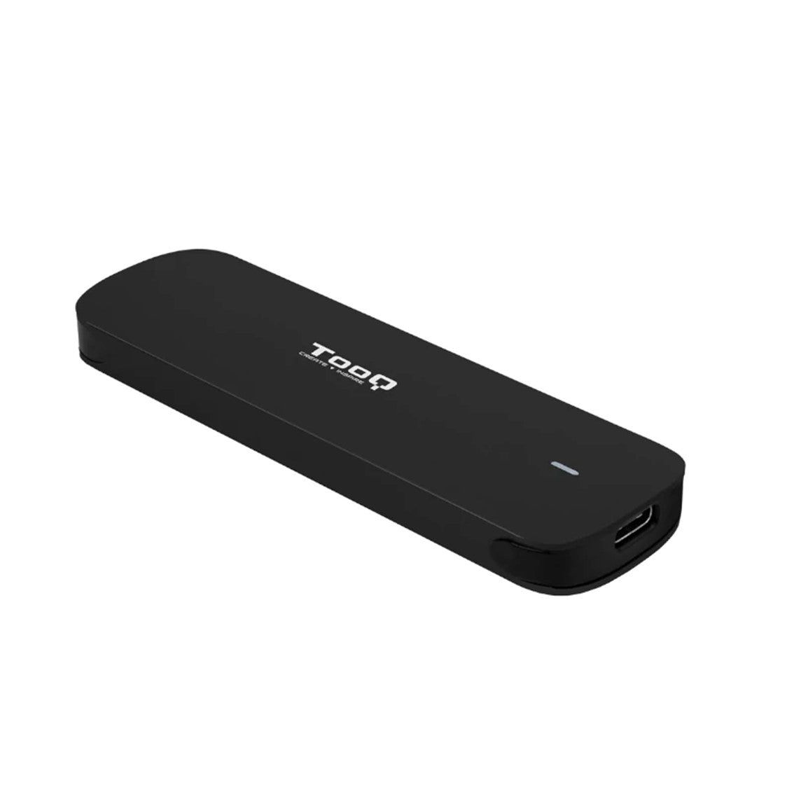 Carcasa disco duro tooq tqe - 2201b para ssd m.2 usb tipo c negra