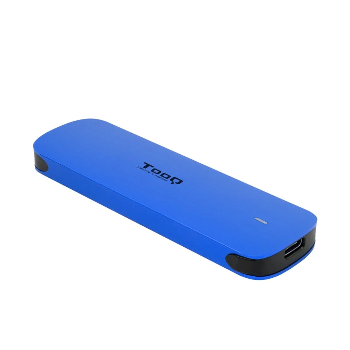 Carcasa disco duro tooq tqe - 2201bl para ssd m.2 usb tipo c azul