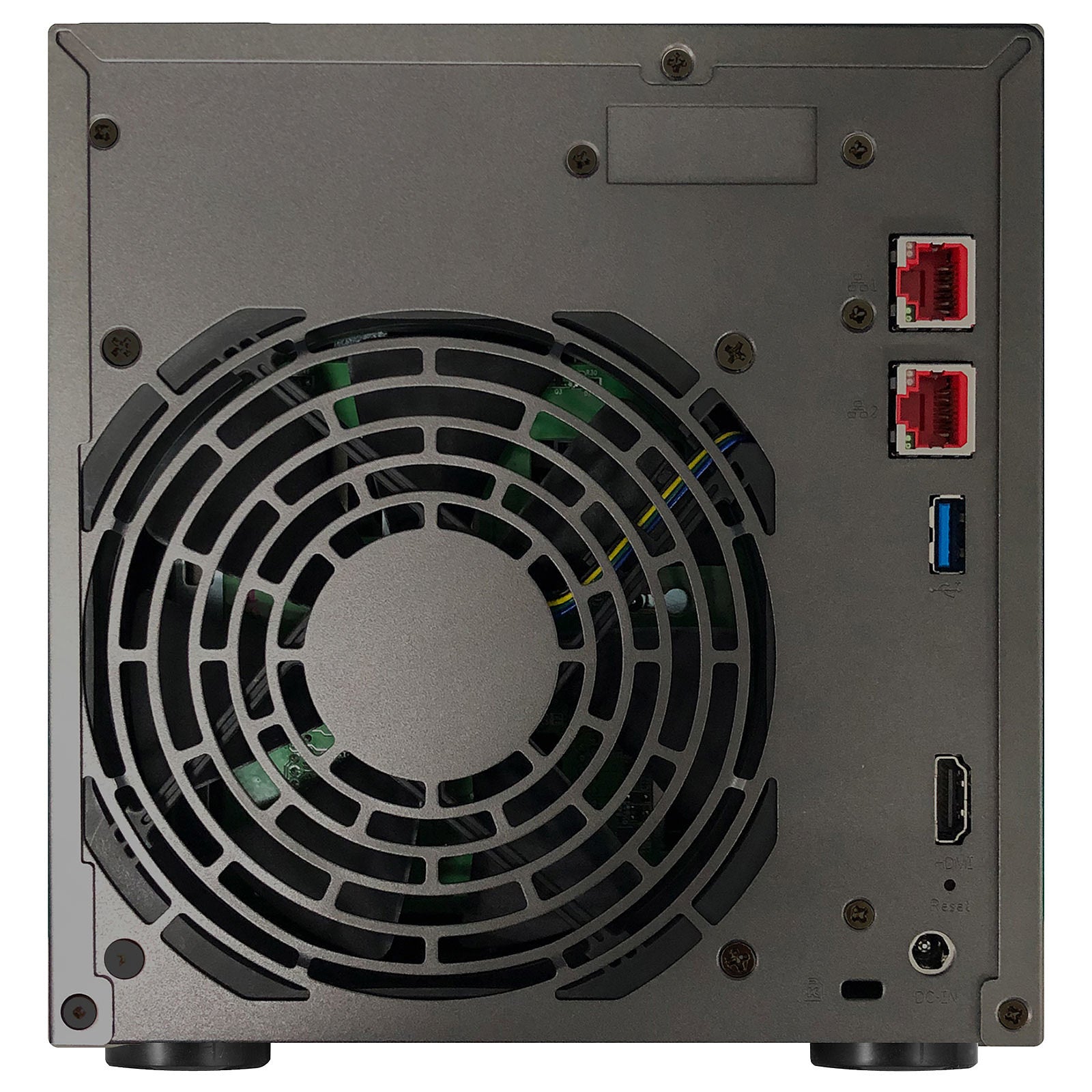 Servidor nas asustor tower 4 bay nas quad - core 2.0ghz dual 2.5gbe ports 4gb ram ddr4