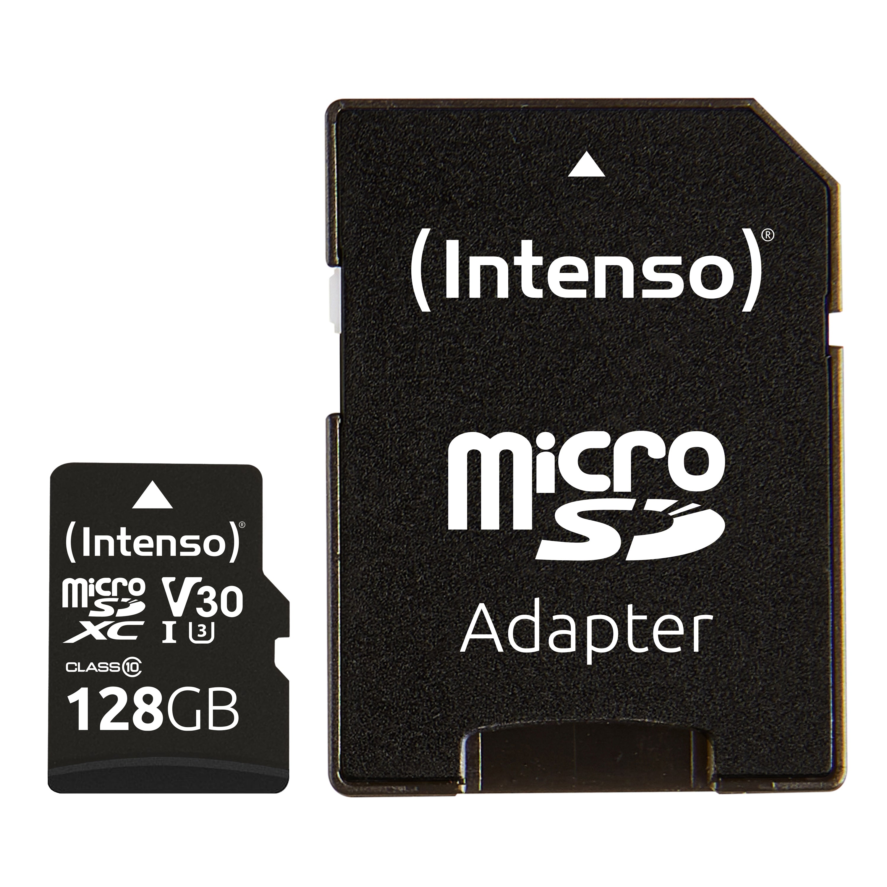 Tarjeta micro sd intenso 128gb profesional uhs - i cl10 + adaptador sd