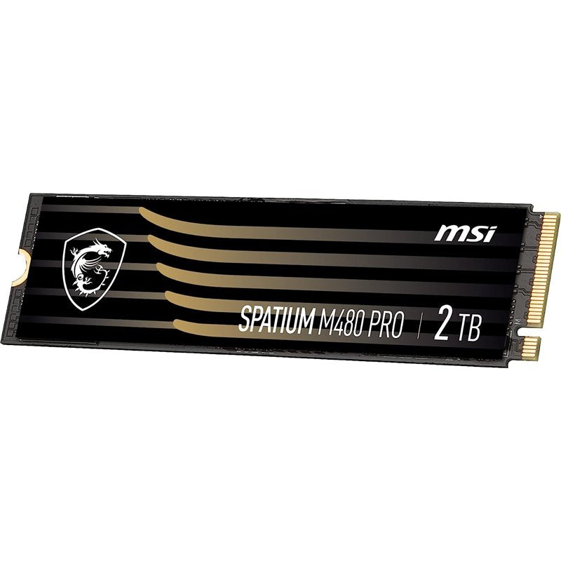 Disco duro interno solido ssd msi spatium m480 m2 nvme 2tb pcie4