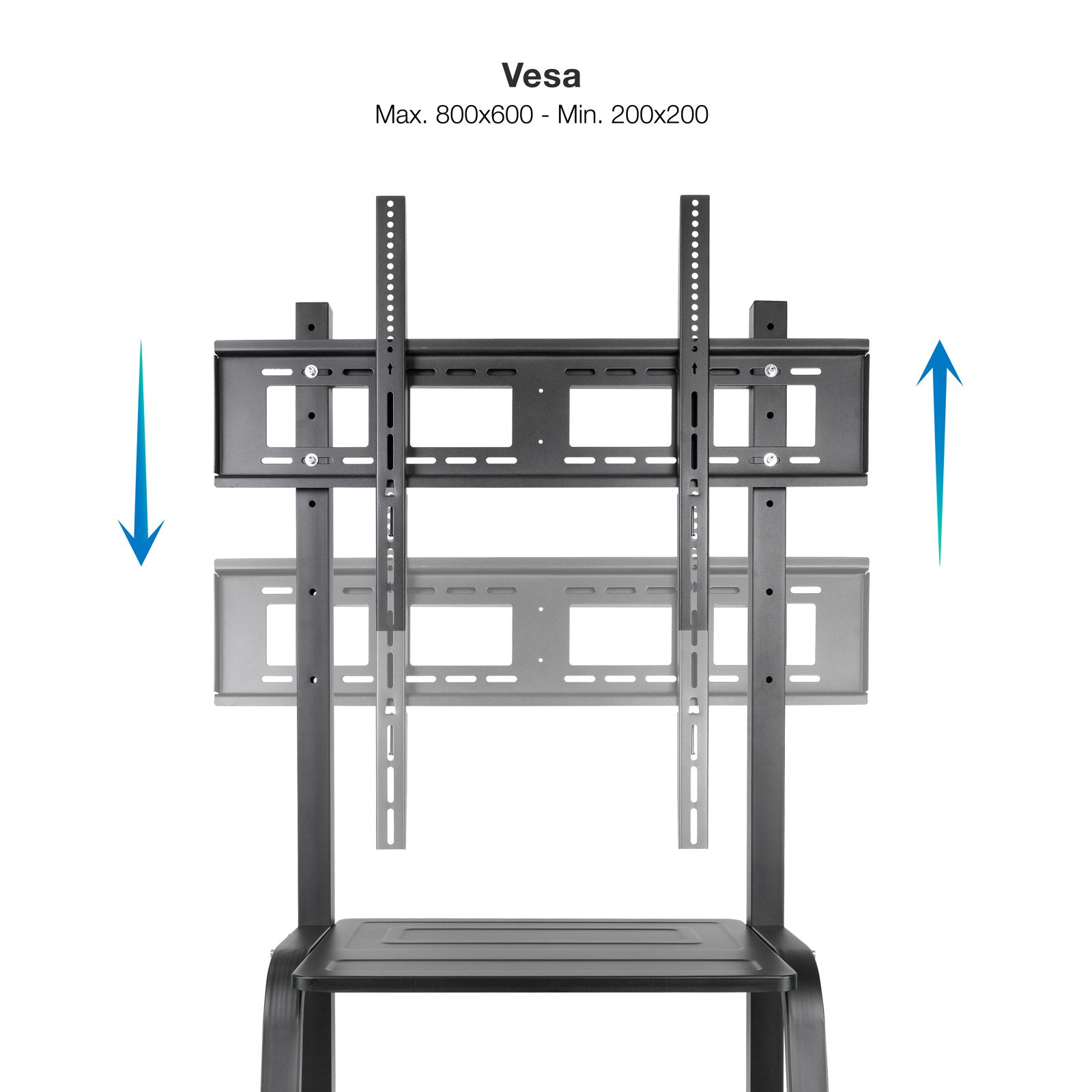 Soporte suelo tooq ruedas coloso 37 - 100pulgadas