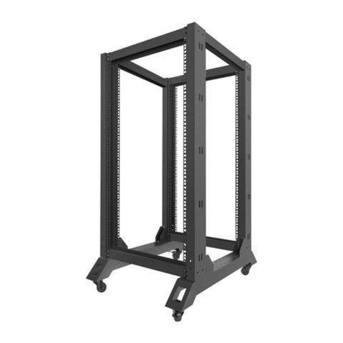 Armario lanberg abierto rack 19pulgadas 22u -  600x800 negro