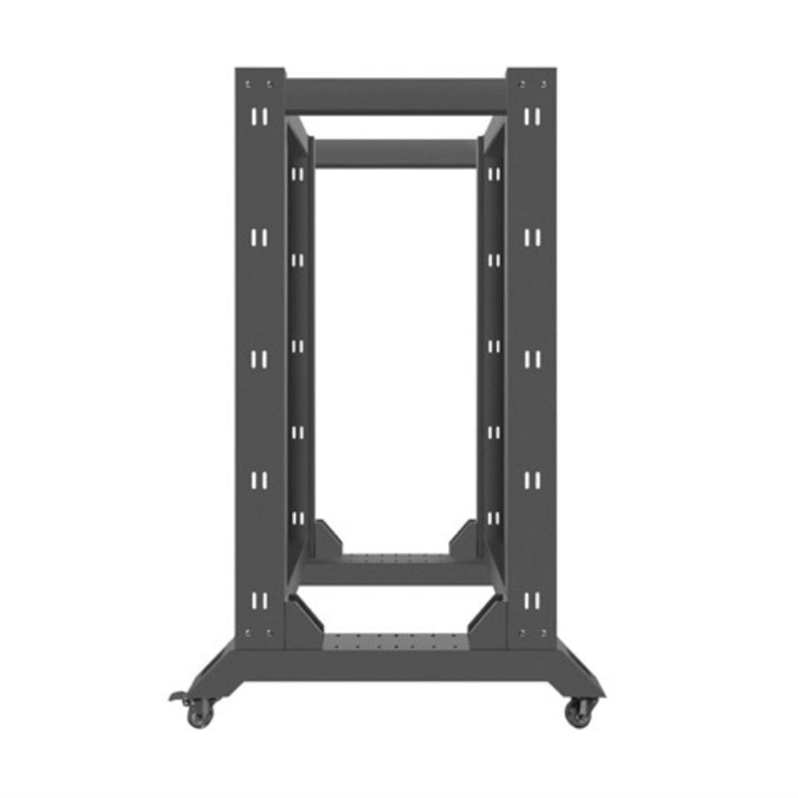 Armario lanberg abierto rack 19pulgadas 22u -  600x800 negro