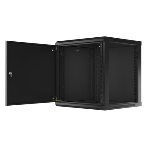 Armario lanberg mural rack 19pulgadas 12u -  600x600 negro