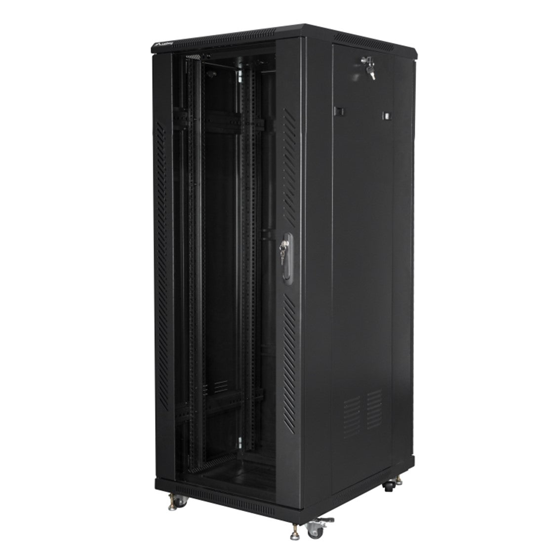 Armario lanberg rack 19pulgadas 32u 600x800 negro