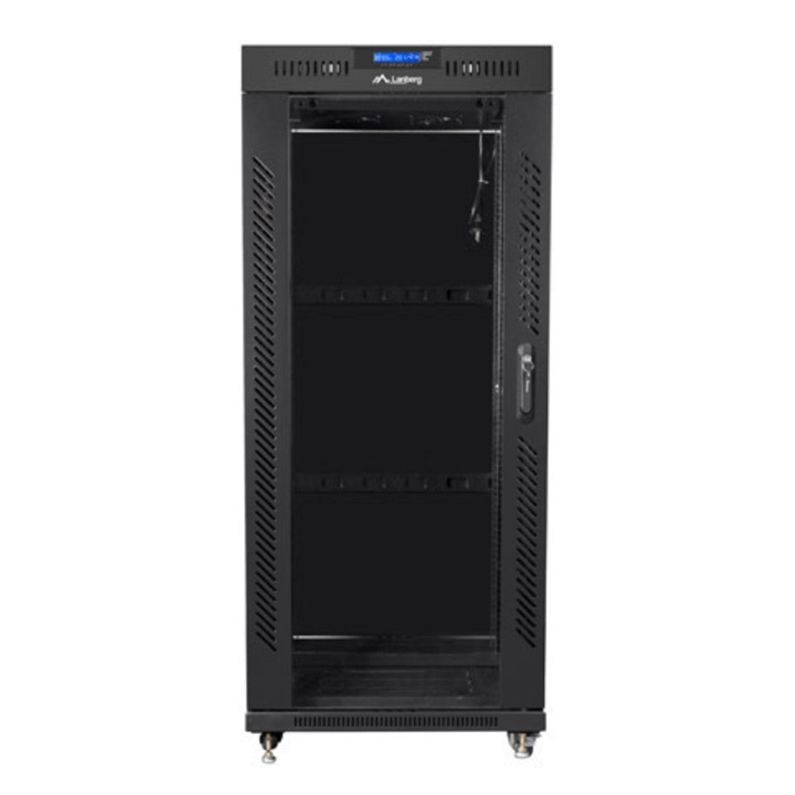 Armario lanberg rack 19pulgadas 22u 800x1000 negro