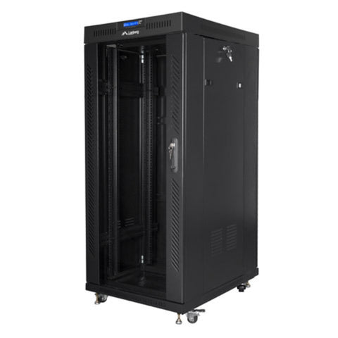 Armario lanberg rack 19pulgadas 27u 600x800 negro