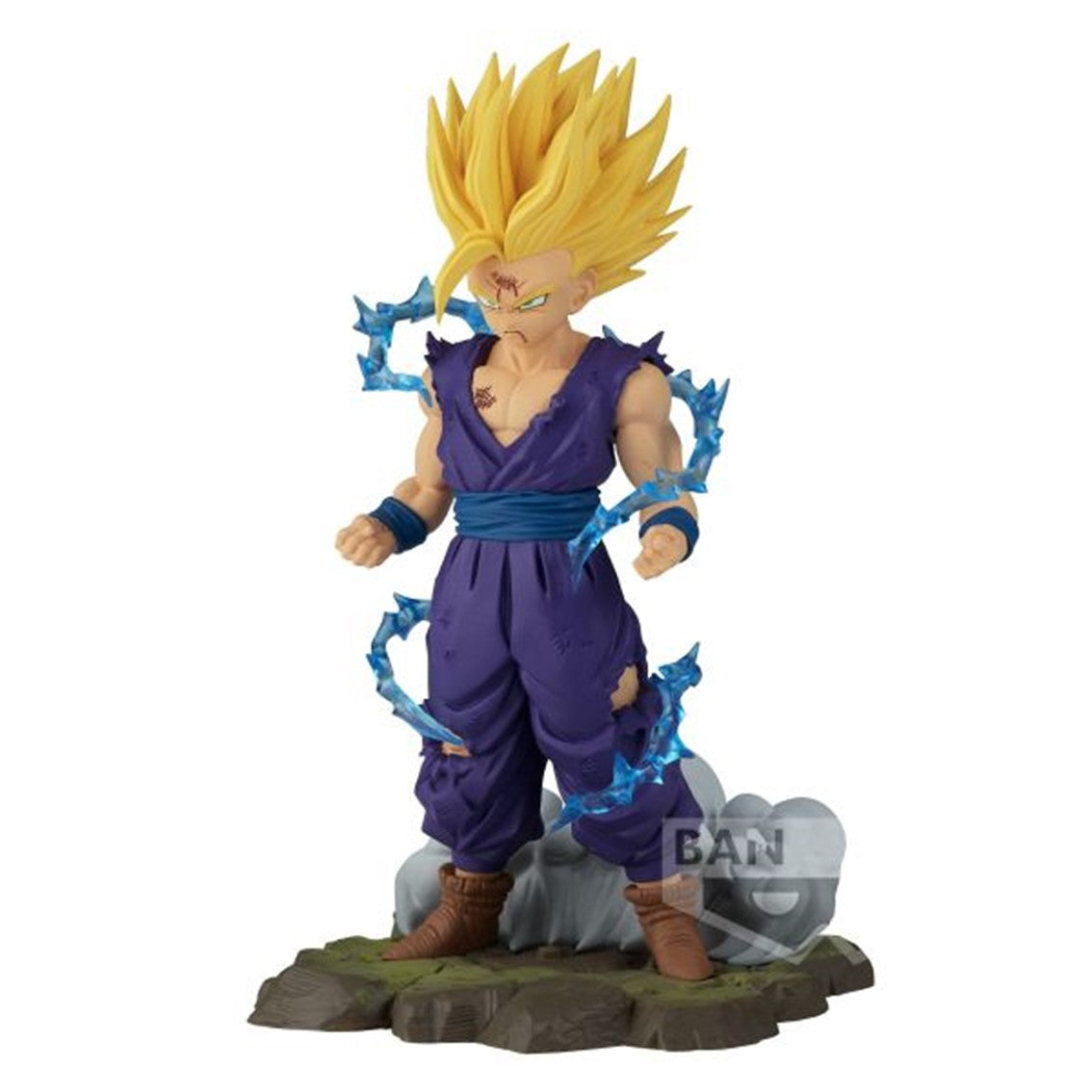 Figura banpresto dragon ball z history box super saiyan 2 son gohan vol.10 12cm