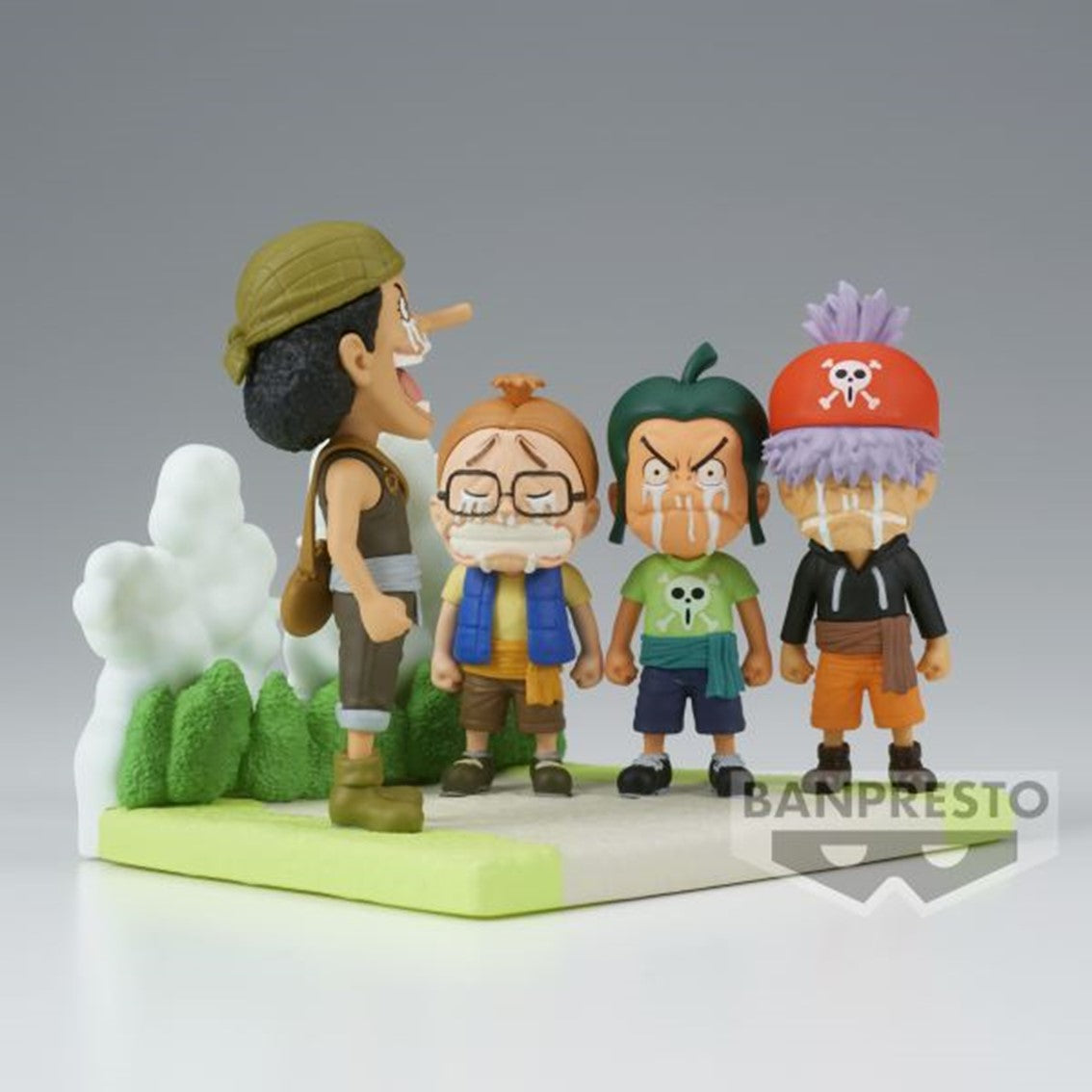 Figura banpresto one piece world collectable log stories usopp pirates 7cm
