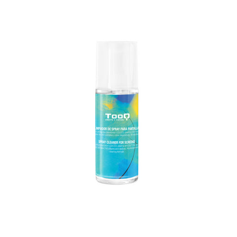 Kit spray tooq limpiador pantallas + paño microfibra