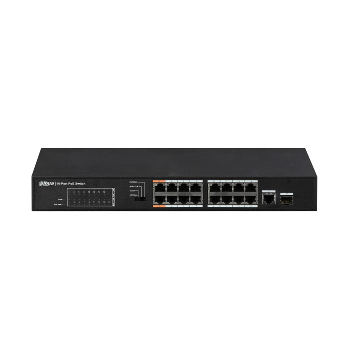 Switch dahua dh - pfs3117 - 16et - 135 16 puertos gigabit ethernet 1 puerto sfp