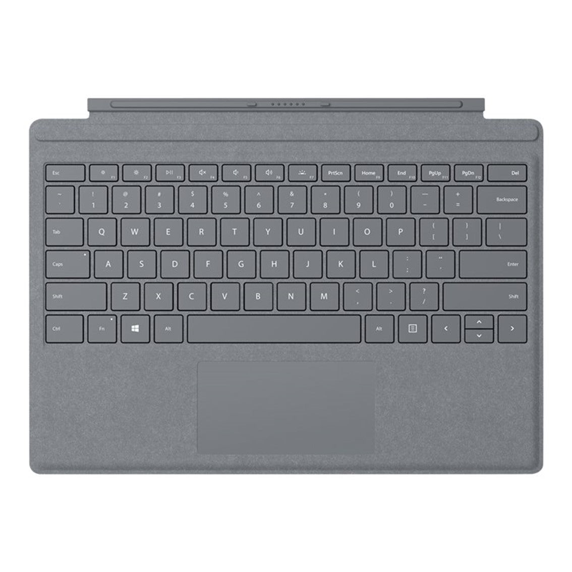 Teclado microsoft surface pro type cover para surface pro 3 - 4 carbon claro