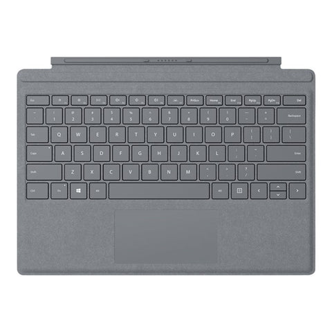 Teclado microsoft surface pro type cover para surface pro 3 - 4 carbon claro