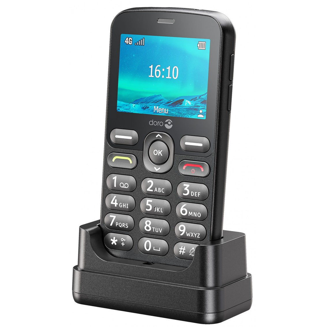 Telefono movil doro 1880 black - 2.4pulgadas - 4g - color negro