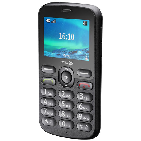 Telefono movil doro 1880 black - 2.4pulgadas - 4g - color negro