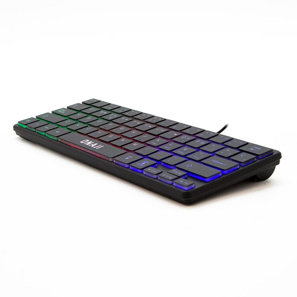 Teclado gaming onaji kii rgb