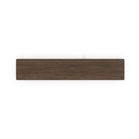 Phoenix harmony estante elevador de monitor en madera para escritorio walnut con bandeja forrada en fieltro
