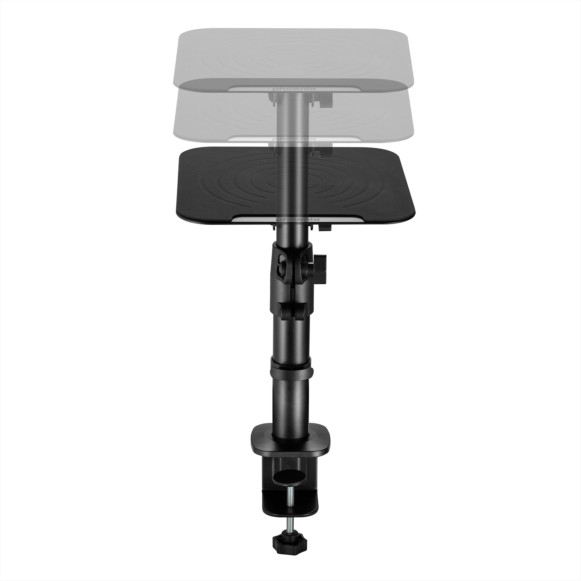 Soportes universales phoenix para altavoces de escritorio - ajustables en altura e inclinación