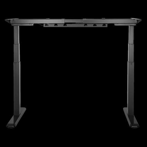 Signa estructura ajustable para escritorio doble motor y 3 segmentos negra