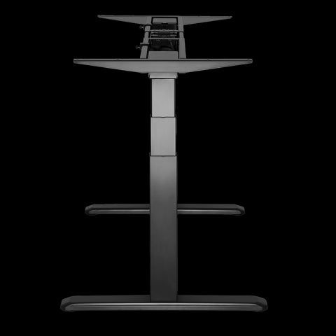 Signa estructura ajustable para escritorio doble motor y 3 segmentos negra