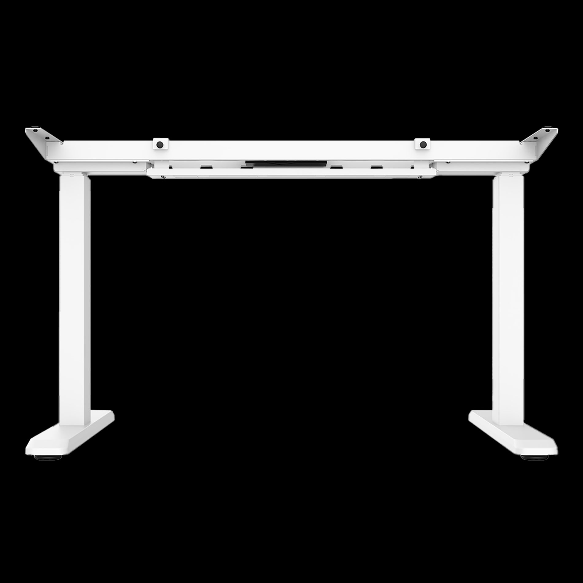 Signa estructura ajustable para escritorio doble motor y 3 segmentos blanca