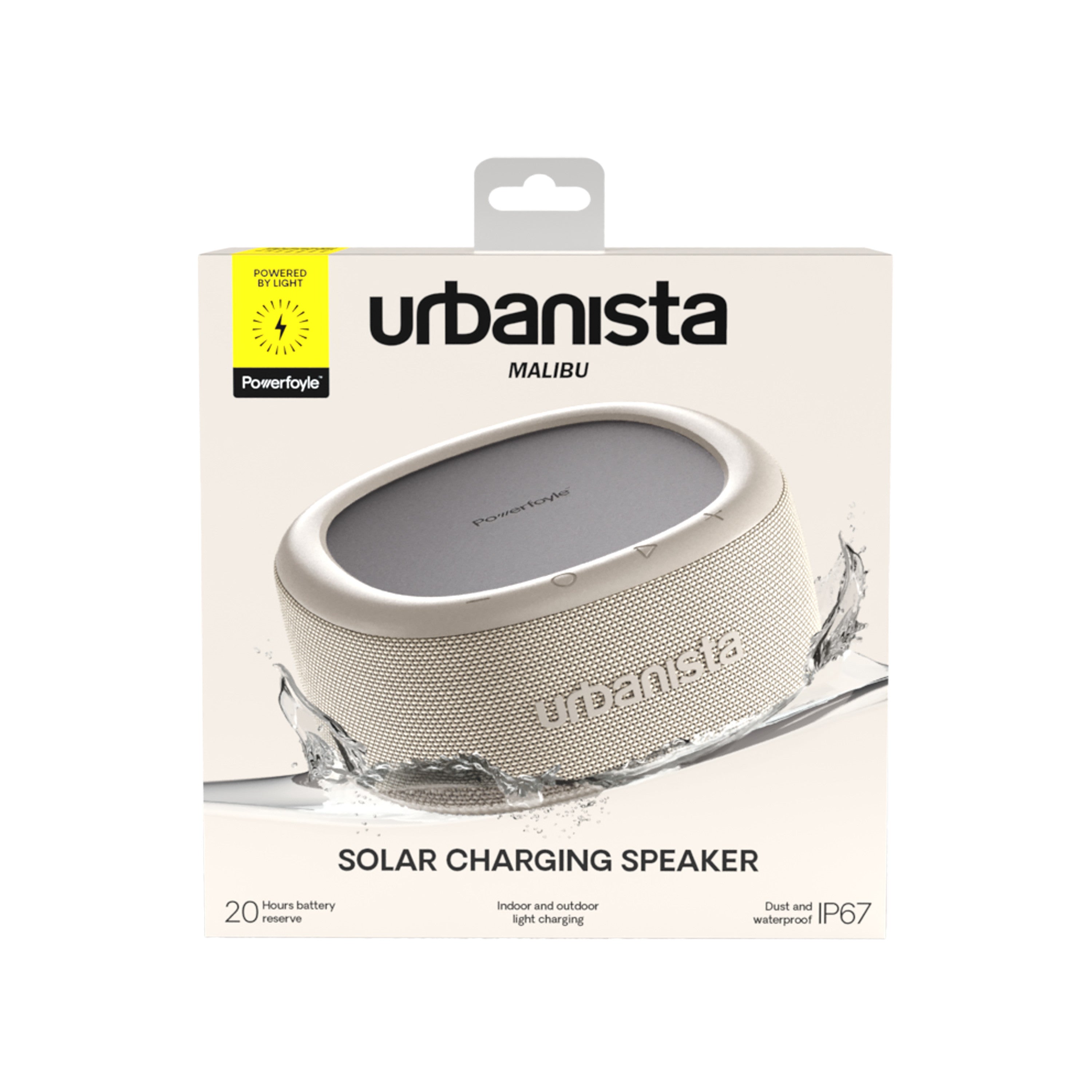 Altavoz solar urbanista malibu bluetooth gris