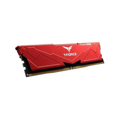 Memoria ram teamgroup t - force vulcan rojo ddr5 2x16gb 32gb cl40