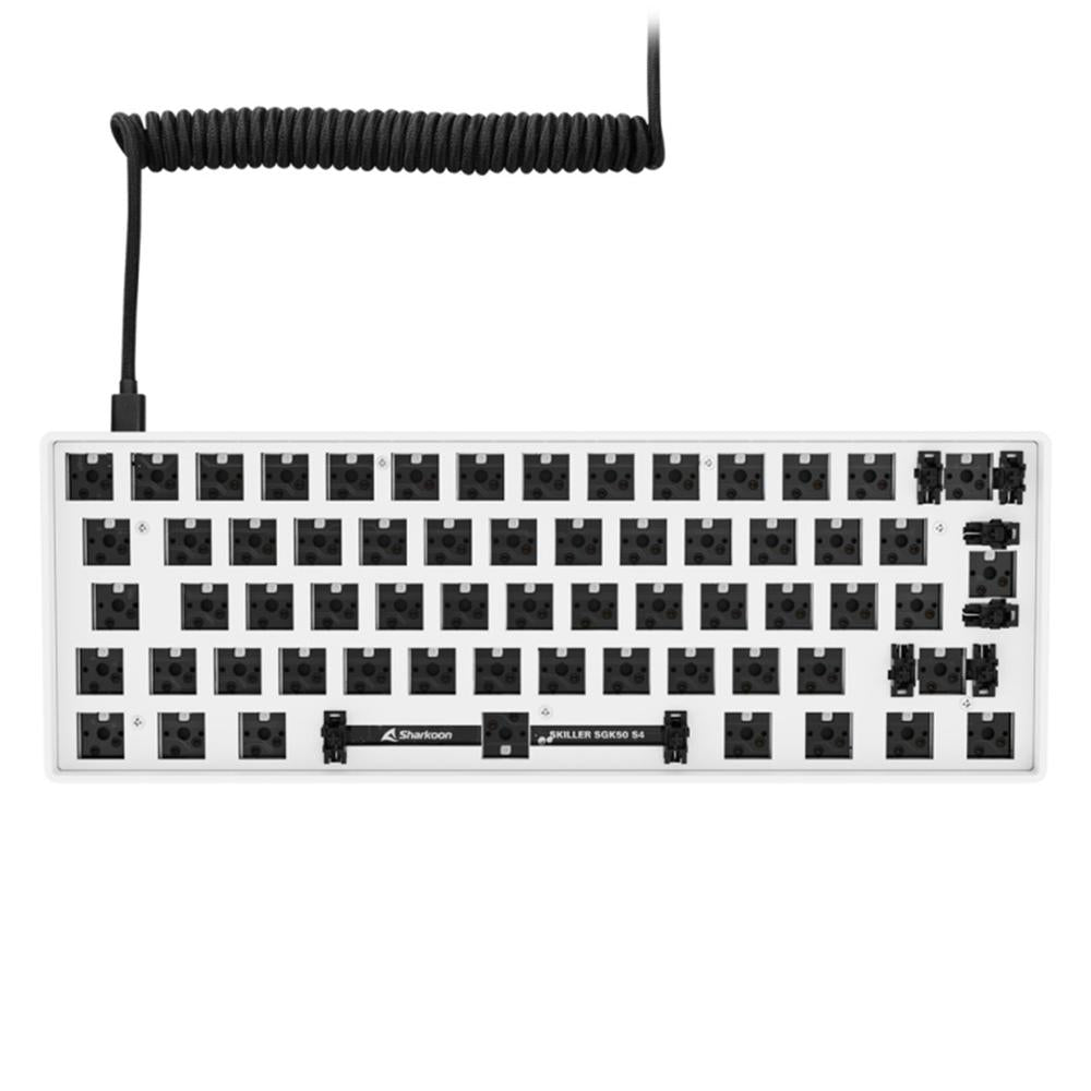 Teclado gaming sharkoon sgk50 s4 berebone iso white