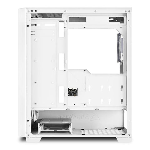 Caja ordenador gaming sharkoon midi vs9 atx cristal templado usb 3.2 blanca